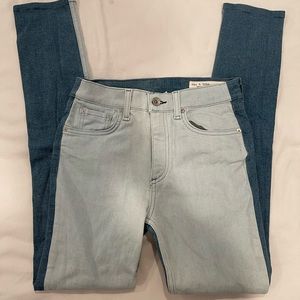 rag & bone two-toned women's jeans